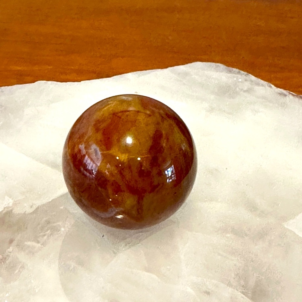 Small carnelian sphere